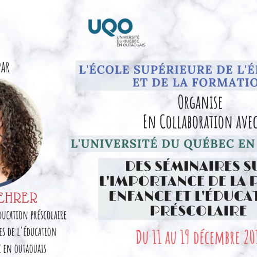 l’importance de la petite enfance et l’éducation préscolaire