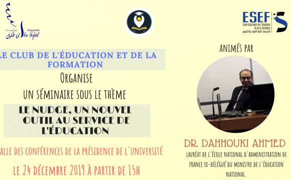 « Le Nudge, un nouvel outil au service de l’éducation. »