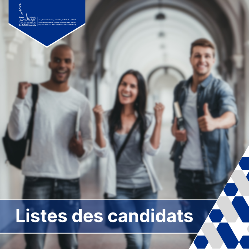 Liste des candidats présélectionnés pour passer l’entretien oral du Master Management des Organismes Éducatifs 2025-2026 Liste des candidats présélectionnés pour passer l’entretien oral du Master Management des Organismes Éducatifs 2025-2026